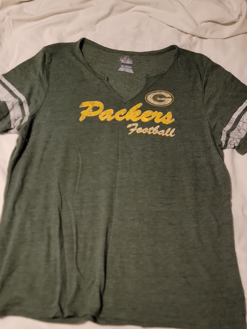 Green Packers Football Tee - Women's Fit